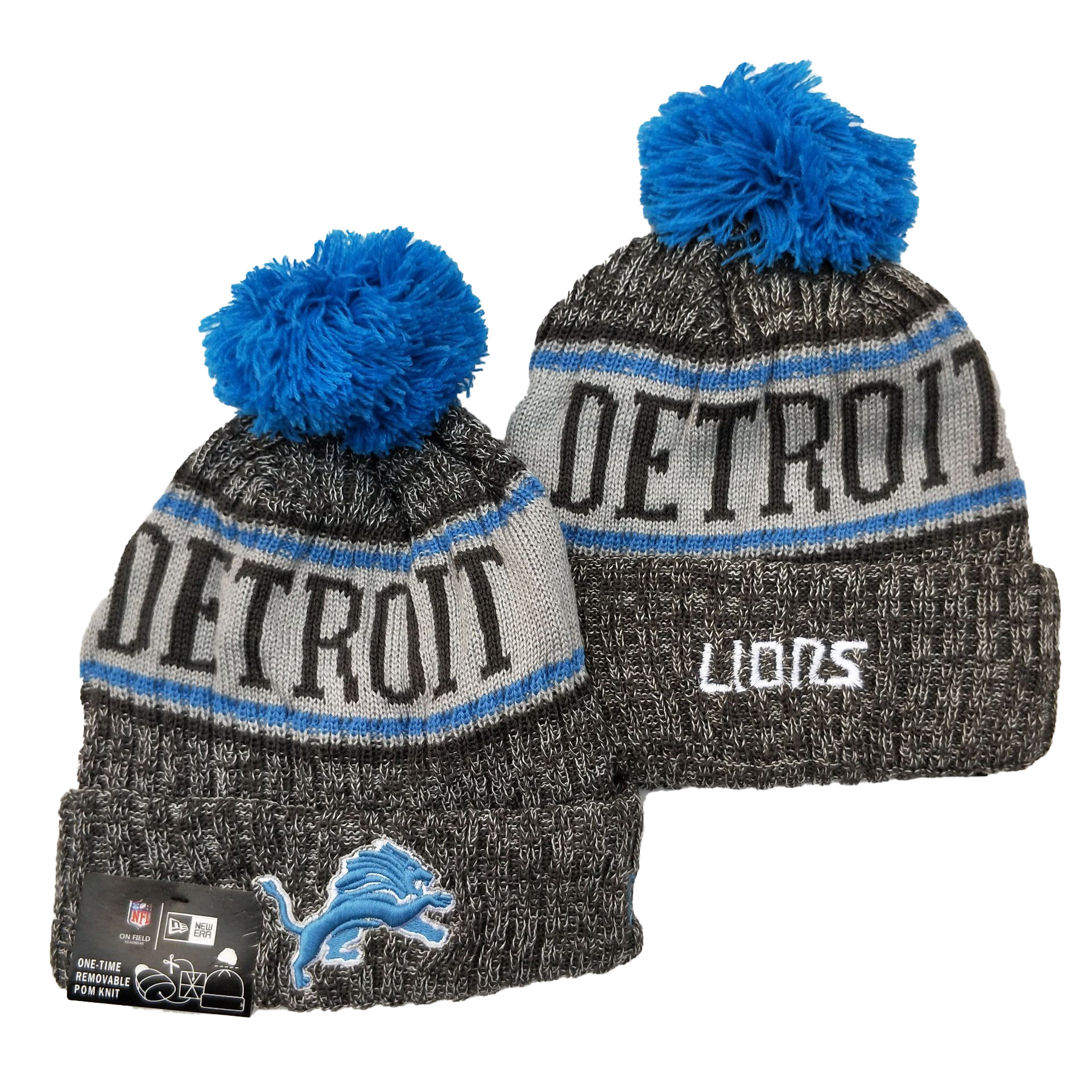 Detroit Lions Knit Hats 035